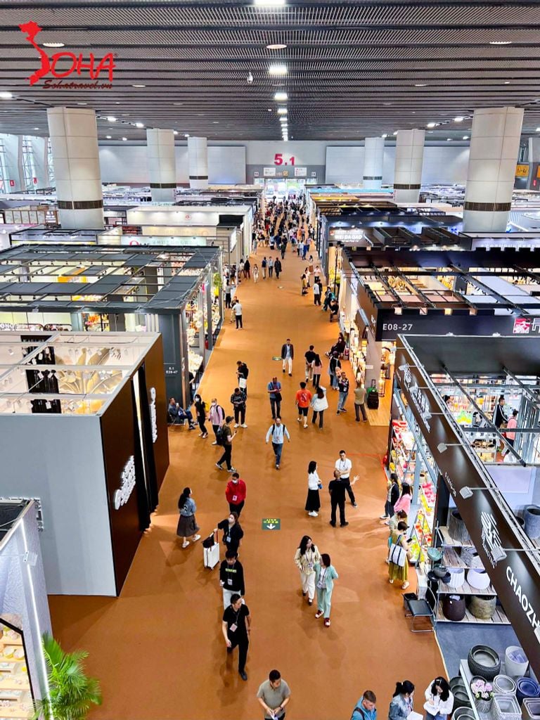 Cách bày trí gian hàng tại hội chợ Canton Fair 2024